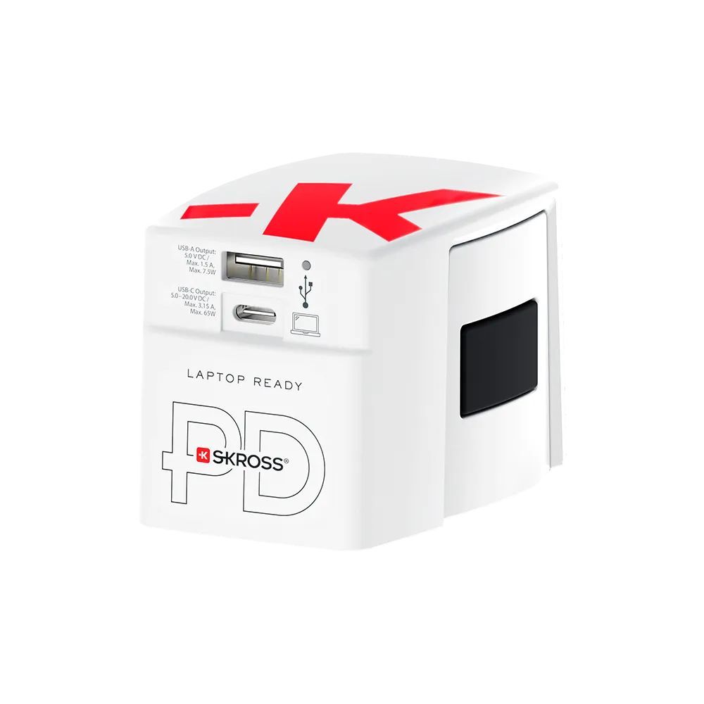 SKROSS Világutazóknak földelt Adapter White SKROSS Világutazóknak földelt Adapter White