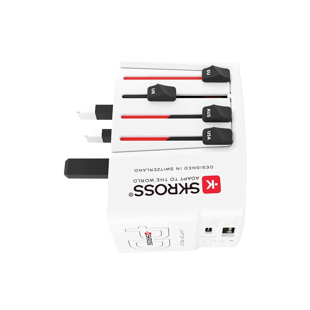 SKROSS Világutazóknak földelt Adapter White SKROSS Világutazóknak földelt Adapter White