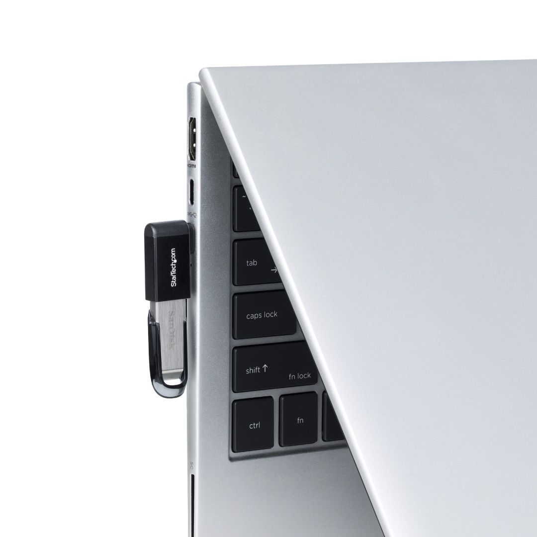 Startech USB-C to USB-A Adapter Right-Angled Black