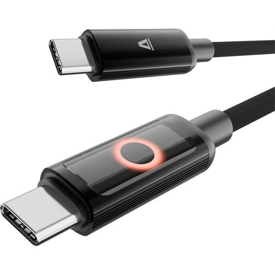 Avax CB653 PULSEY USB-C - USB-C 0,5m Grey Avax CB653 PULSEY USB-C - USB-C 0,5m Grey