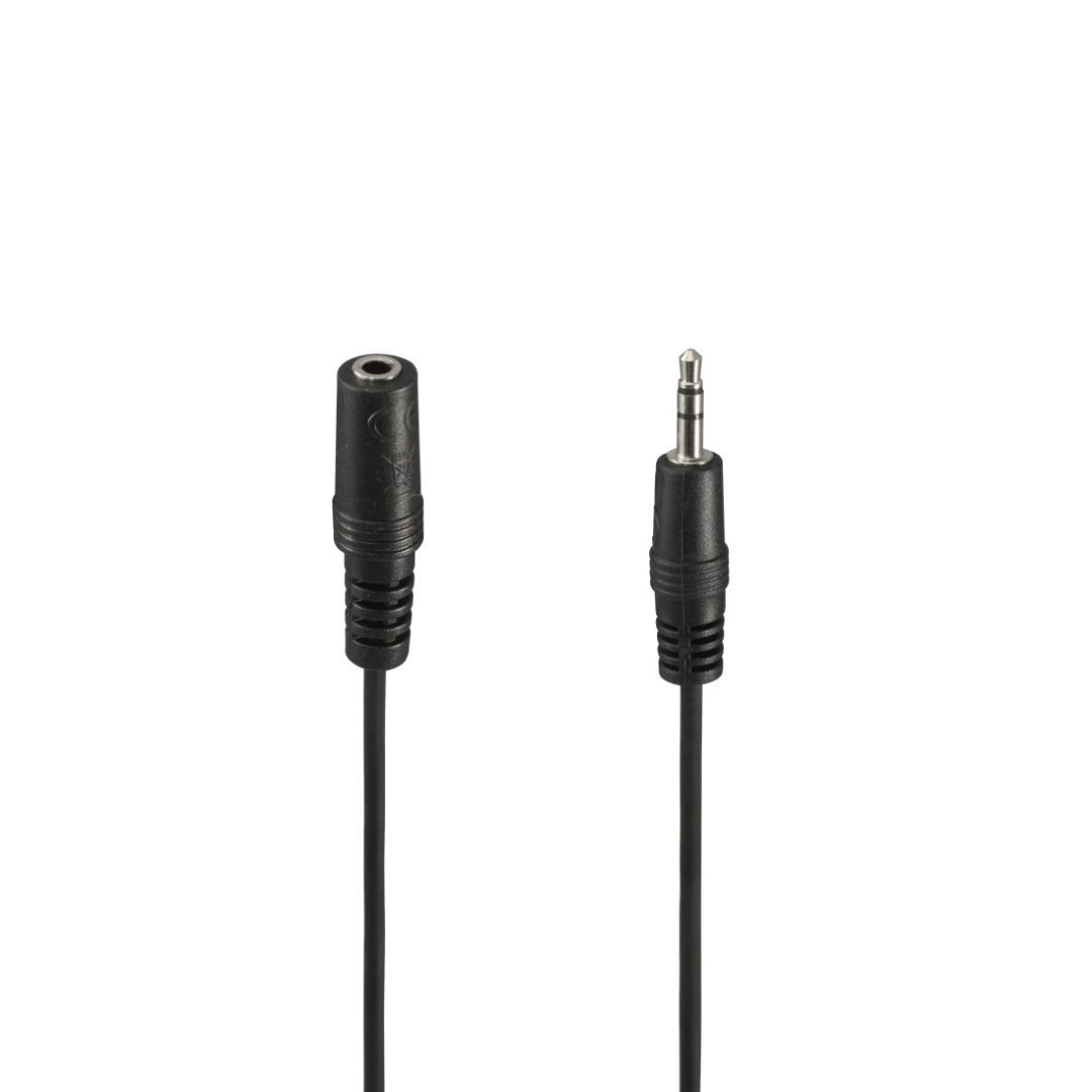 Hama 3.5 mm Jack Plug / Socket Stereo Audio Cable 2m Black Hama 3.5 mm Jack Plug / Socket Stereo Audio Cable 2m Black