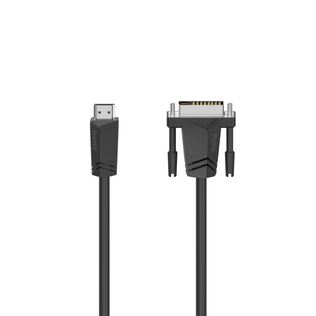 Hama HDMI to DVI-D Cable 1,5m Black Hama HDMI to DVI-D Cable 1,5m Black