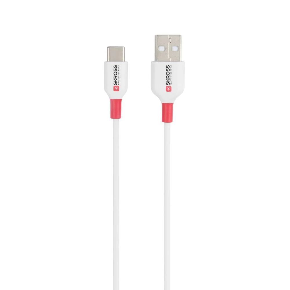 SKROSS USB-A to USB-C cable 1,2m White