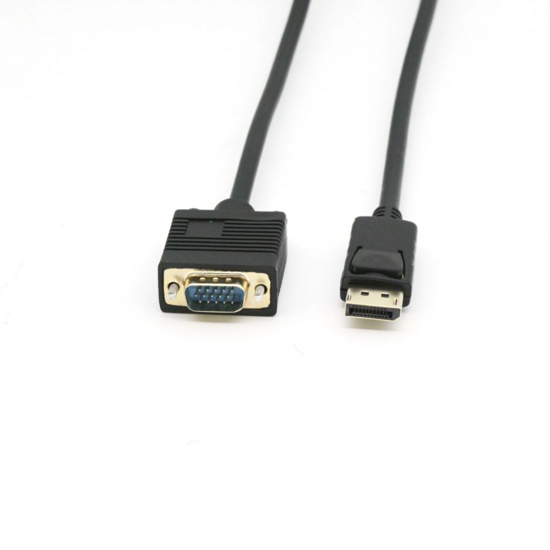 EQuip DisplayPort to VGA cable 2m Black EQuip DisplayPort to VGA cable 2m Black