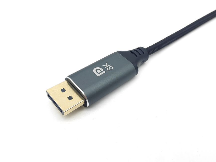 EQuip USB-C to DisplayPort 8K/60Hz cable 1m Black EQuip USB-C to DisplayPort 8K/60Hz cable 1m Black