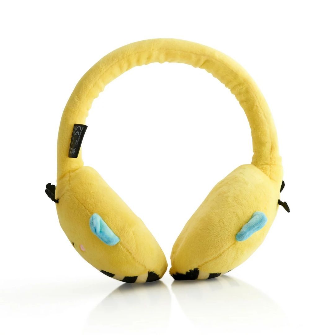 Lazer Built Squishmallows Sunny Portable Bluetooth Headset Yellow Lazer Built Squishmallows Sunny Portable Bluetooth Headset Yellow
