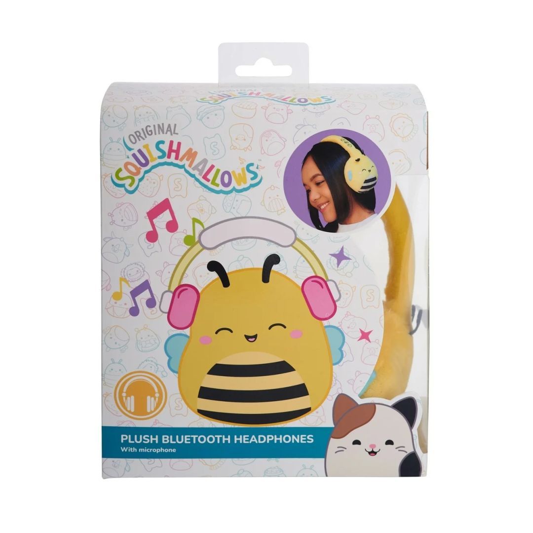 Lazer Built Squishmallows Sunny Portable Bluetooth Headset Yellow Lazer Built Squishmallows Sunny Portable Bluetooth Headset Yellow