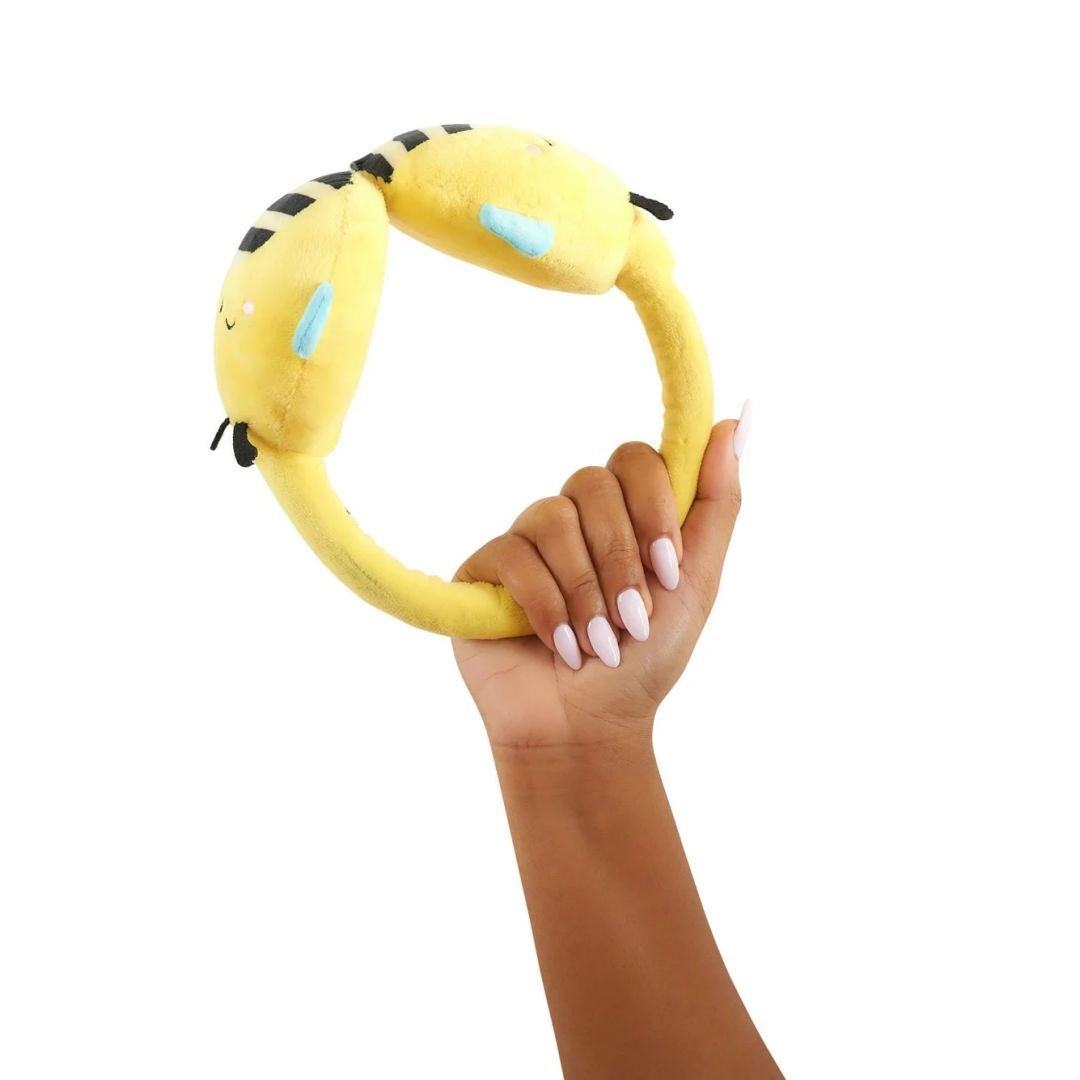 Lazer Built Squishmallows Sunny Portable Bluetooth Headset Yellow Lazer Built Squishmallows Sunny Portable Bluetooth Headset Yellow
