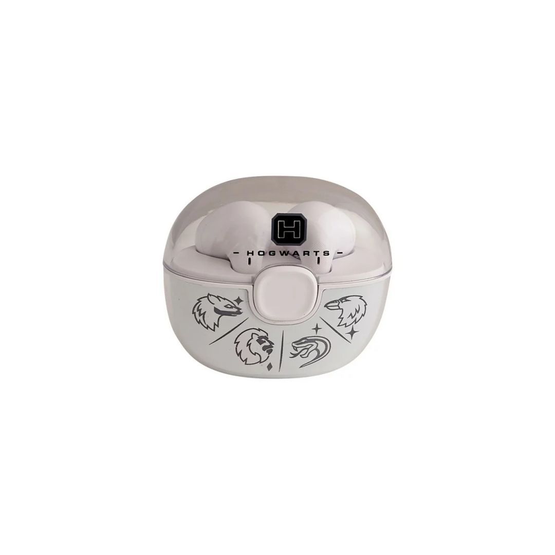 Lazer Built Harry Potter Hogwarts Light-Up TWS Headset White