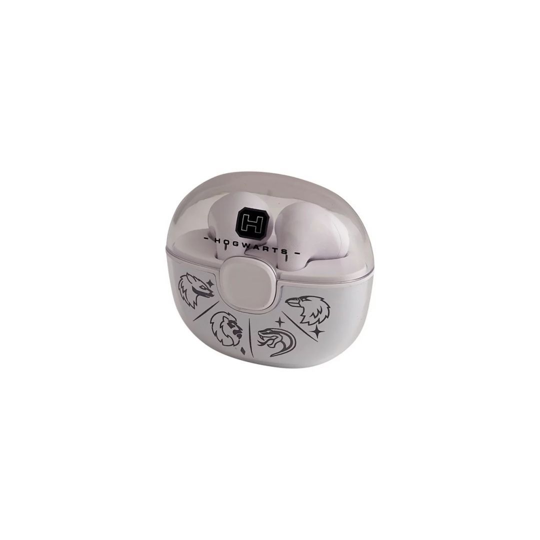 Lazer Built Harry Potter Hogwarts Light-Up TWS Headset White