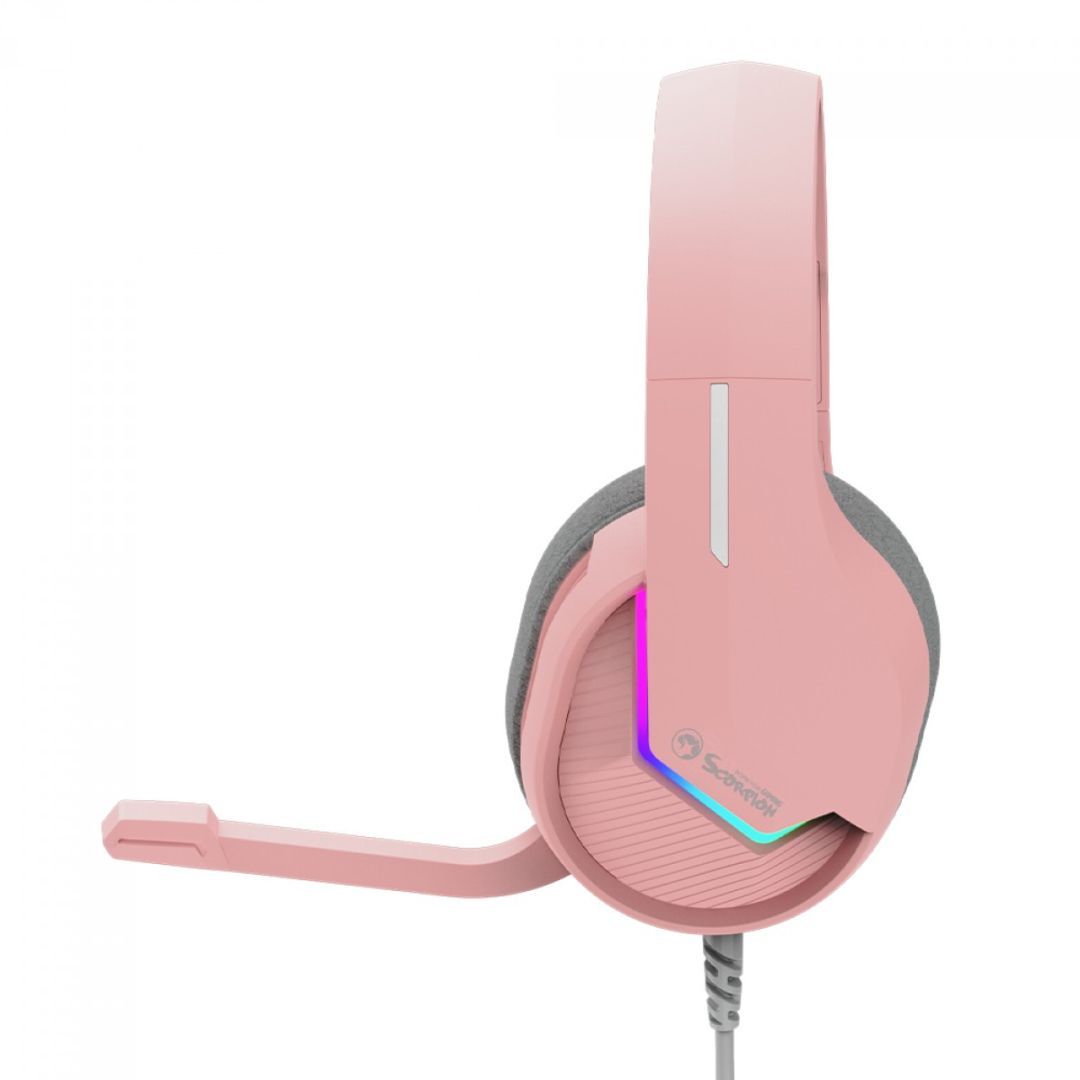 Marvo Tactic 40 Gaming Headset Pink Marvo Tactic 40 Gaming Headset Pink