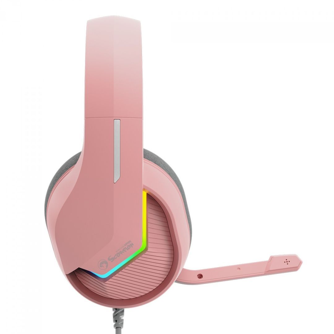 Marvo Tactic 40 Gaming Headset Pink Marvo Tactic 40 Gaming Headset Pink