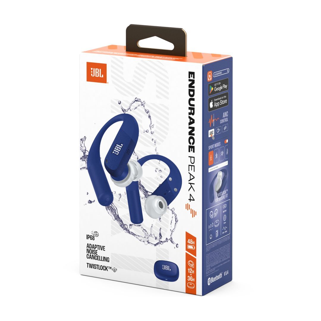 JBL Endurance Peak 4 TWS Bluetooth Headset Blue