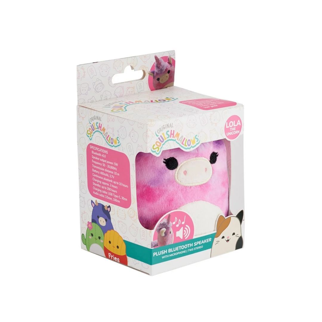 Lazer Built Squishmallows Lola Portable Bluetooth Speaker