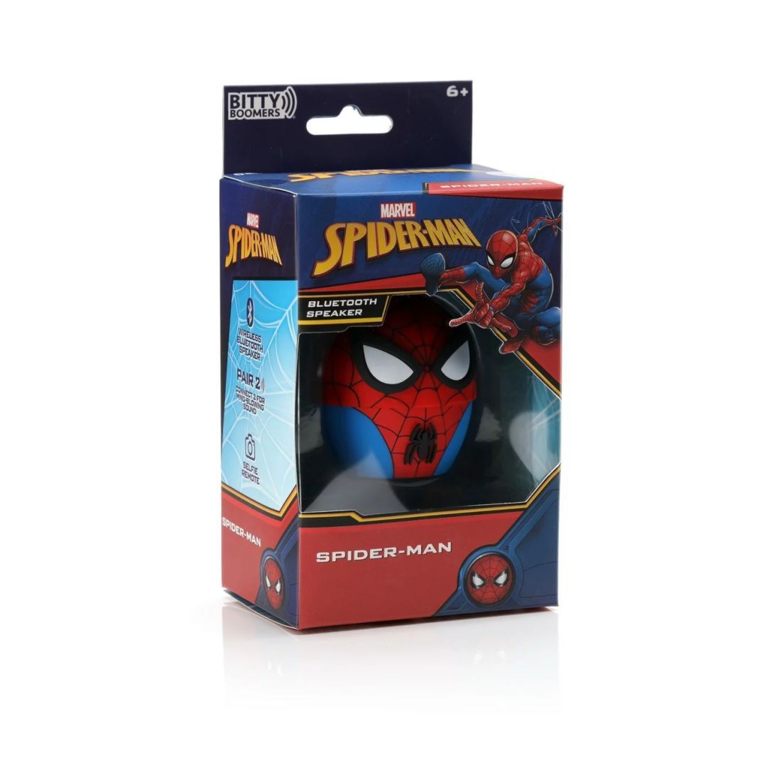 Bitty Boomers Spider-Man Portable Speaker Red Bitty Boomers Spider-Man Portable Speaker Red
