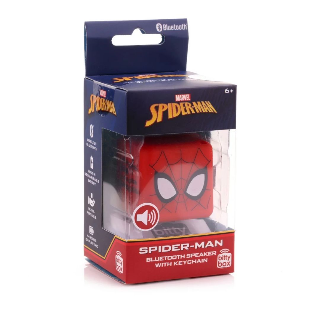 Bitty Boomers Spider-Man Portable Speaker Red Bitty Boomers Spider-Man Portable Speaker Red