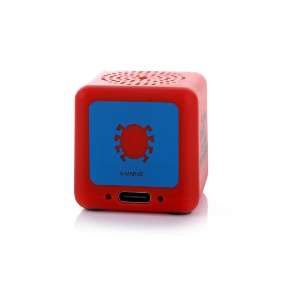 Bitty Boomers Spider-Man Portable Speaker Red Bitty Boomers Spider-Man Portable Speaker Red