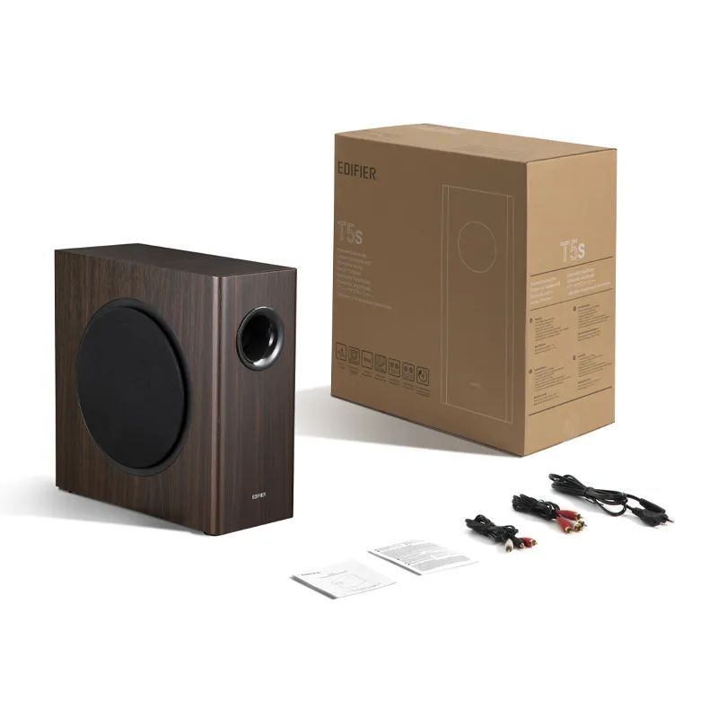 Edifier T5s Active Subwoofer Brown