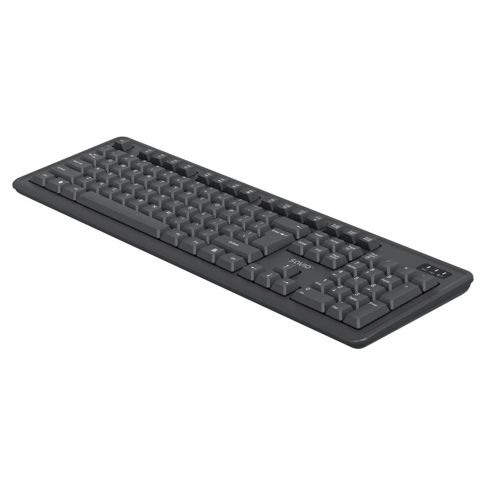 Savio KB-03 Wireless keyboard and mouse set Black US