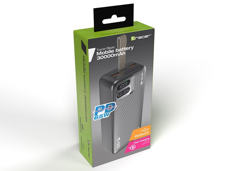 Tracer Blaze 30000mAh PowerBank Black Tracer Blaze 30000mAh PowerBank Black