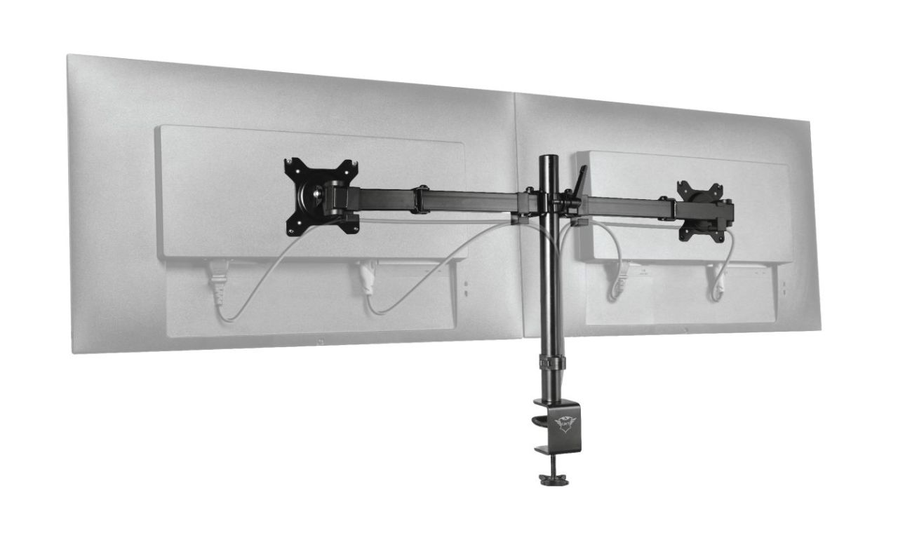 Trust GXT 1120 Mara Dual Monitor Arm 32" Black Trust GXT 1120 Mara Dual Monitor Arm 32" Black