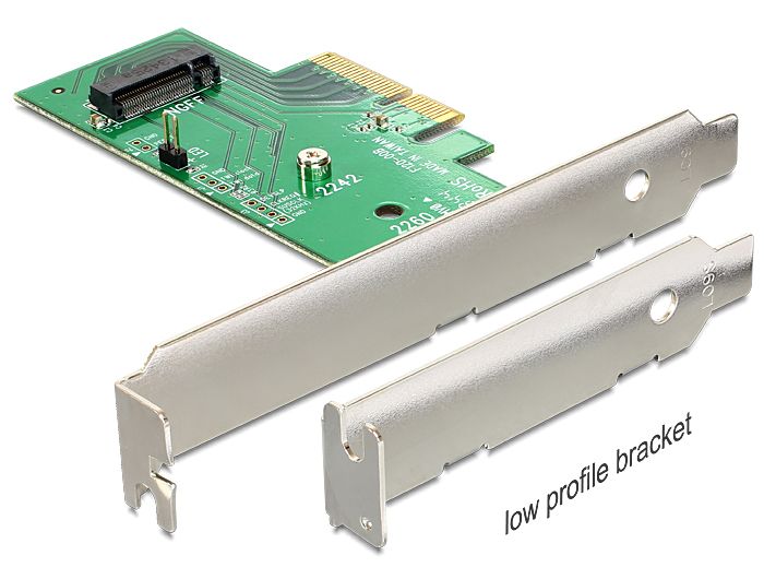 DeLock PCI Express Card > 1 x internal M.2 NGFF DeLock PCI Express Card > 1 x internal M.2 NGFF