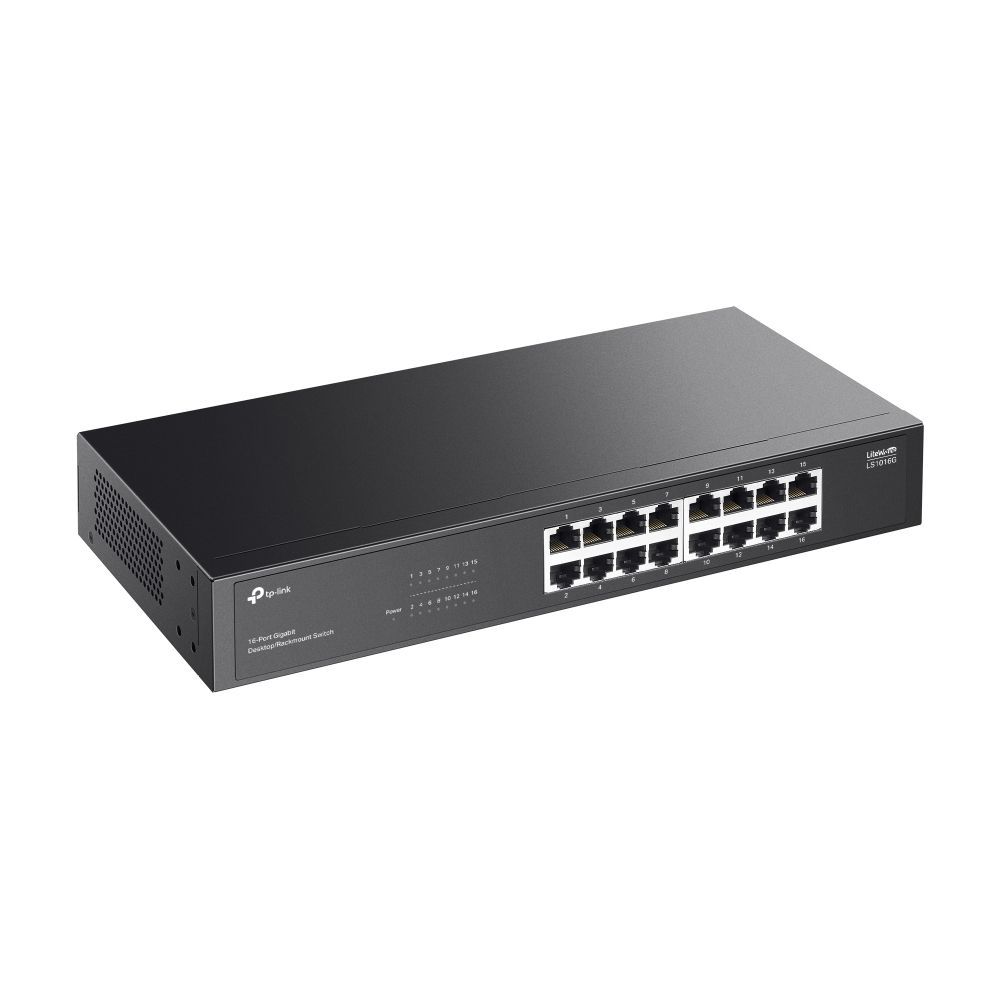 TP-Link LS1016G 16-Port Gigabit Desktop/Rackmount Switch