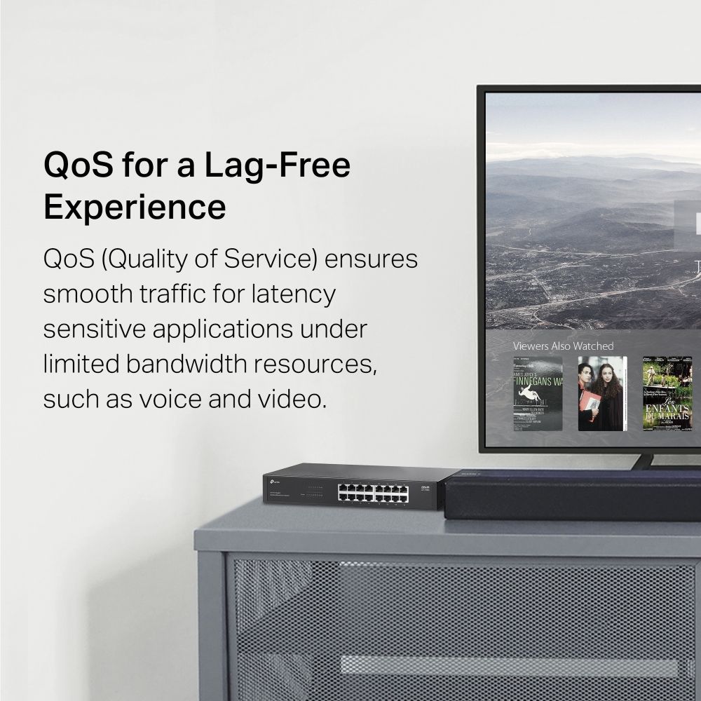 TP-Link LS1016G 16-Port Gigabit Desktop/Rackmount Switch