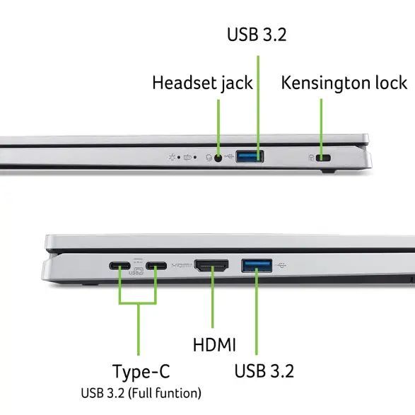 Acer Aspire AG15-71P-50LN Silver