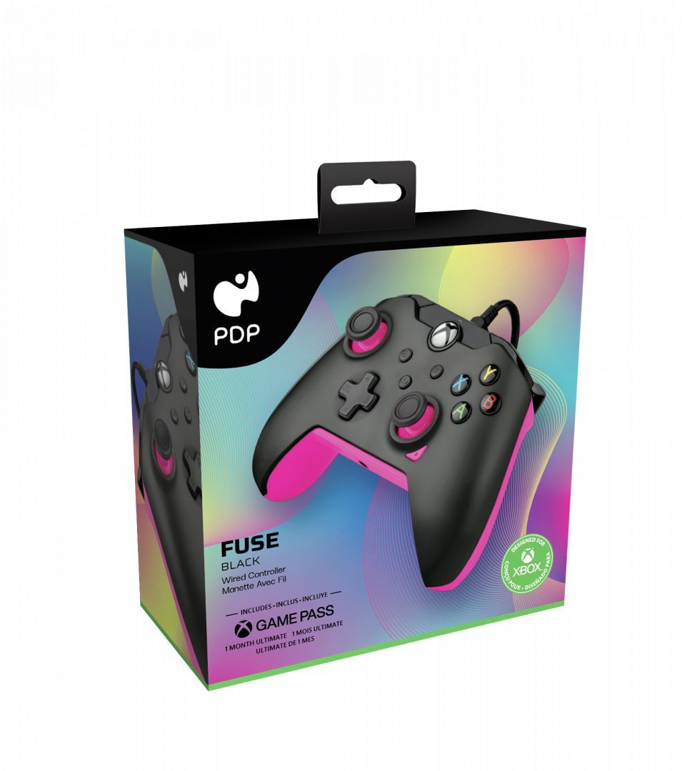 PDP Xbox Series X/S & PC USB Gamepad Fuse Black PDP Xbox Series X/S & PC USB Gamepad Fuse Black