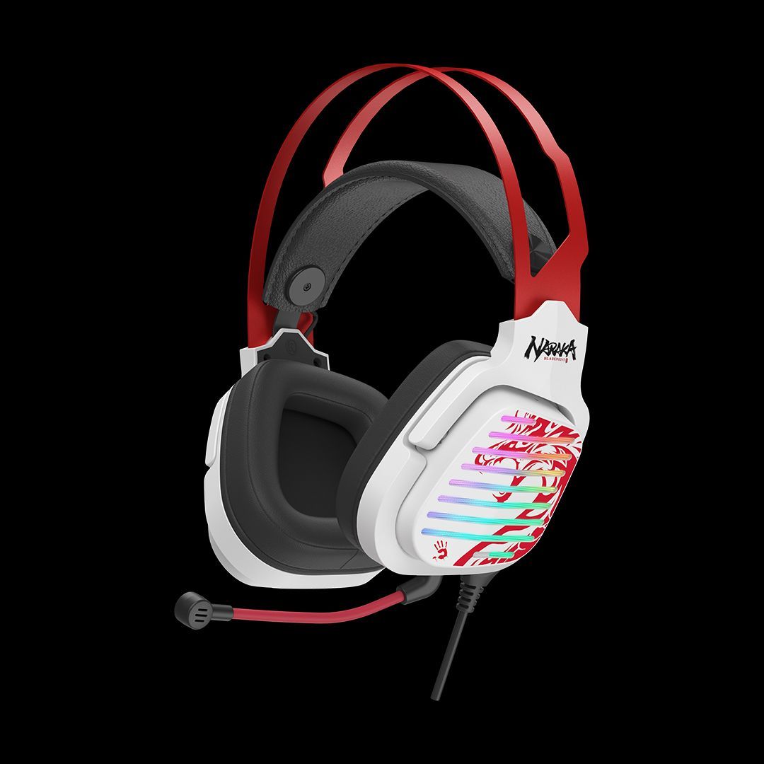 A4-Tech Bloody G560 Naraka Gaming Headset White/Red A4-Tech Bloody G560 Naraka Gaming Headset White/Red