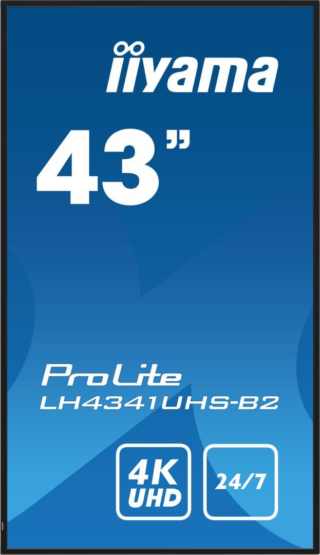 iiyama 43" ProLite LH4341UHS-B2 IPS LED Display iiyama 43" ProLite LH4341UHS-B2 IPS LED Display