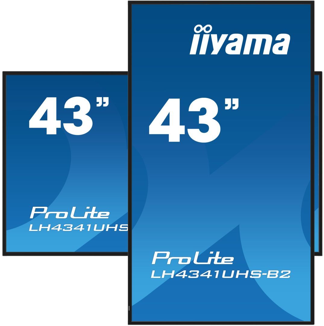 iiyama 43" ProLite LH4341UHS-B2 IPS LED Display iiyama 43" ProLite LH4341UHS-B2 IPS LED Display