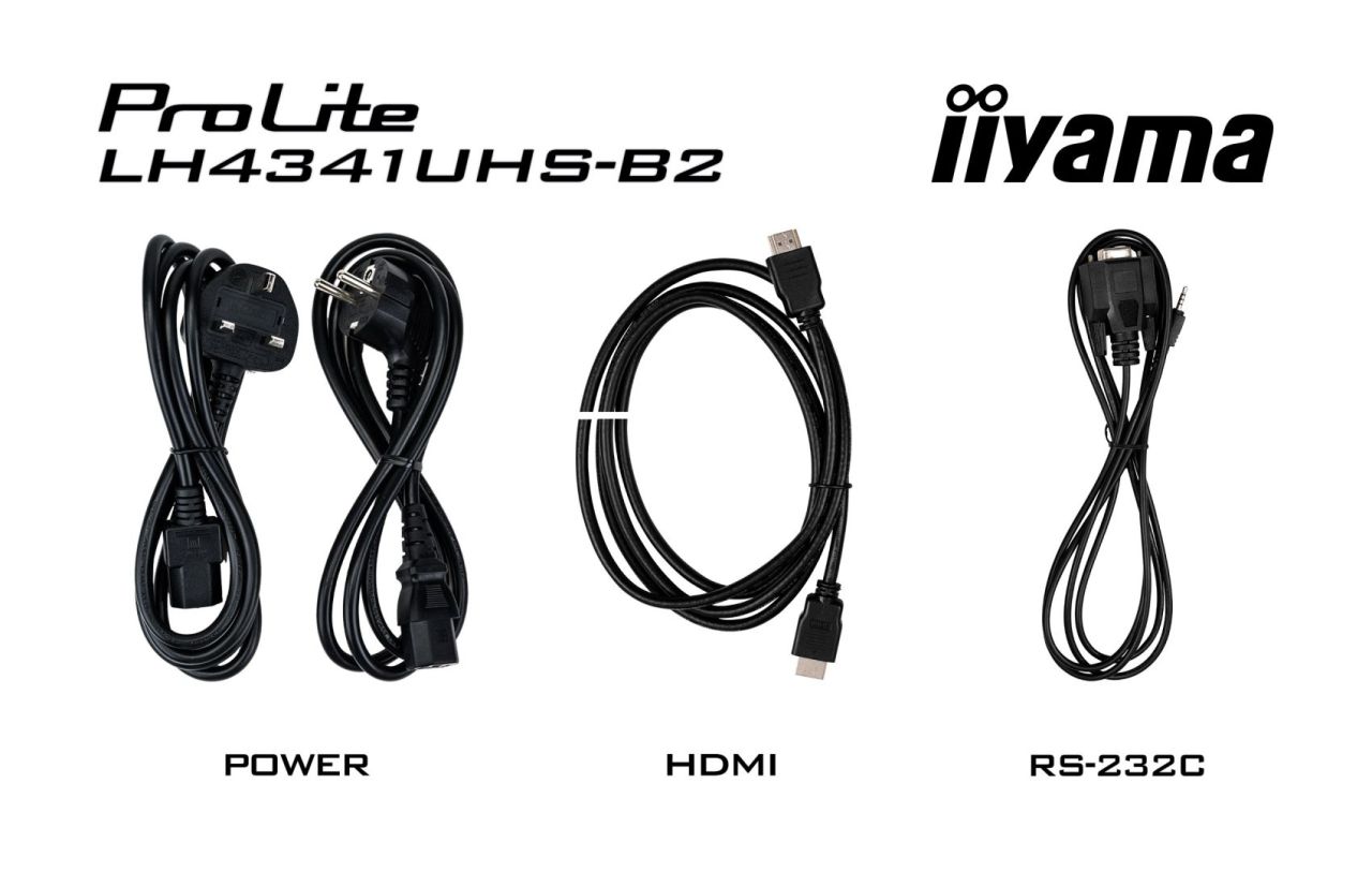 iiyama 43" ProLite LH4341UHS-B2 IPS LED Display iiyama 43" ProLite LH4341UHS-B2 IPS LED Display