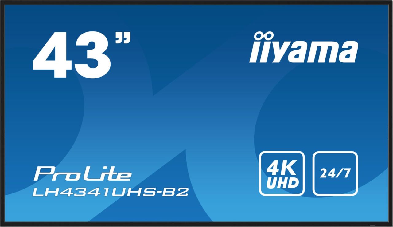 iiyama 43" ProLite LH4341UHS-B2 IPS LED Display iiyama 43" ProLite LH4341UHS-B2 IPS LED Display