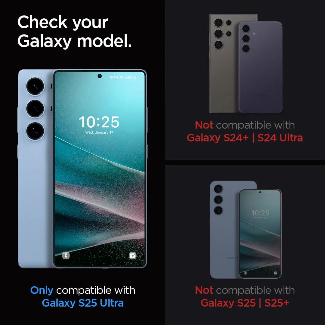 Spigen Glass tR EZ Fit HD (Privacy) Samsung Galaxy S25 Ultra 2 Pack Spigen Glass tR EZ Fit HD (Privacy) Samsung Galaxy S25 Ultra 2 Pack