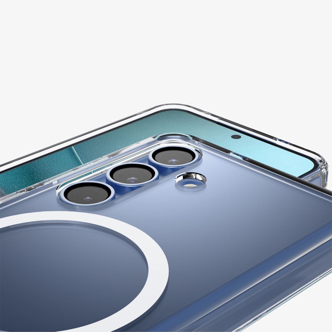 Spigen Ultra Hybrid S MagSafe Samsung Galaxy S25 Clear White Spigen Ultra Hybrid S MagSafe Samsung Galaxy S25 Clear White