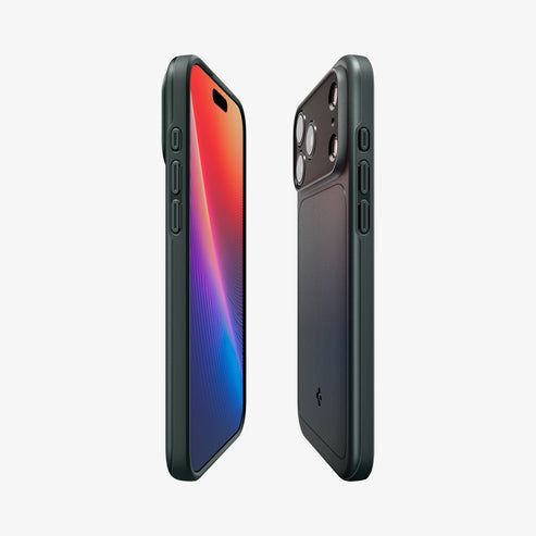 Spigen Thin Fit MagSafe case for iPhone 17 Pro Abyss Green