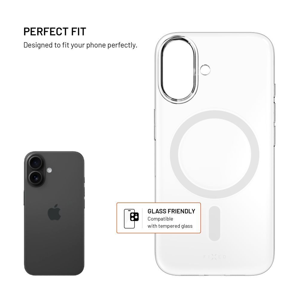 FIXED MagShell tok Apple iPhone 17 készülékhez, átlátszó
