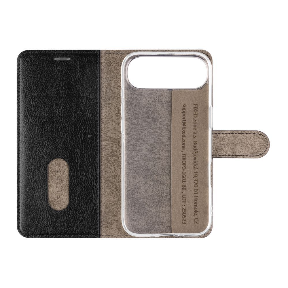 FIXED Opus oldalra nyiló telefontok iPhone Air készülékhez, fekete