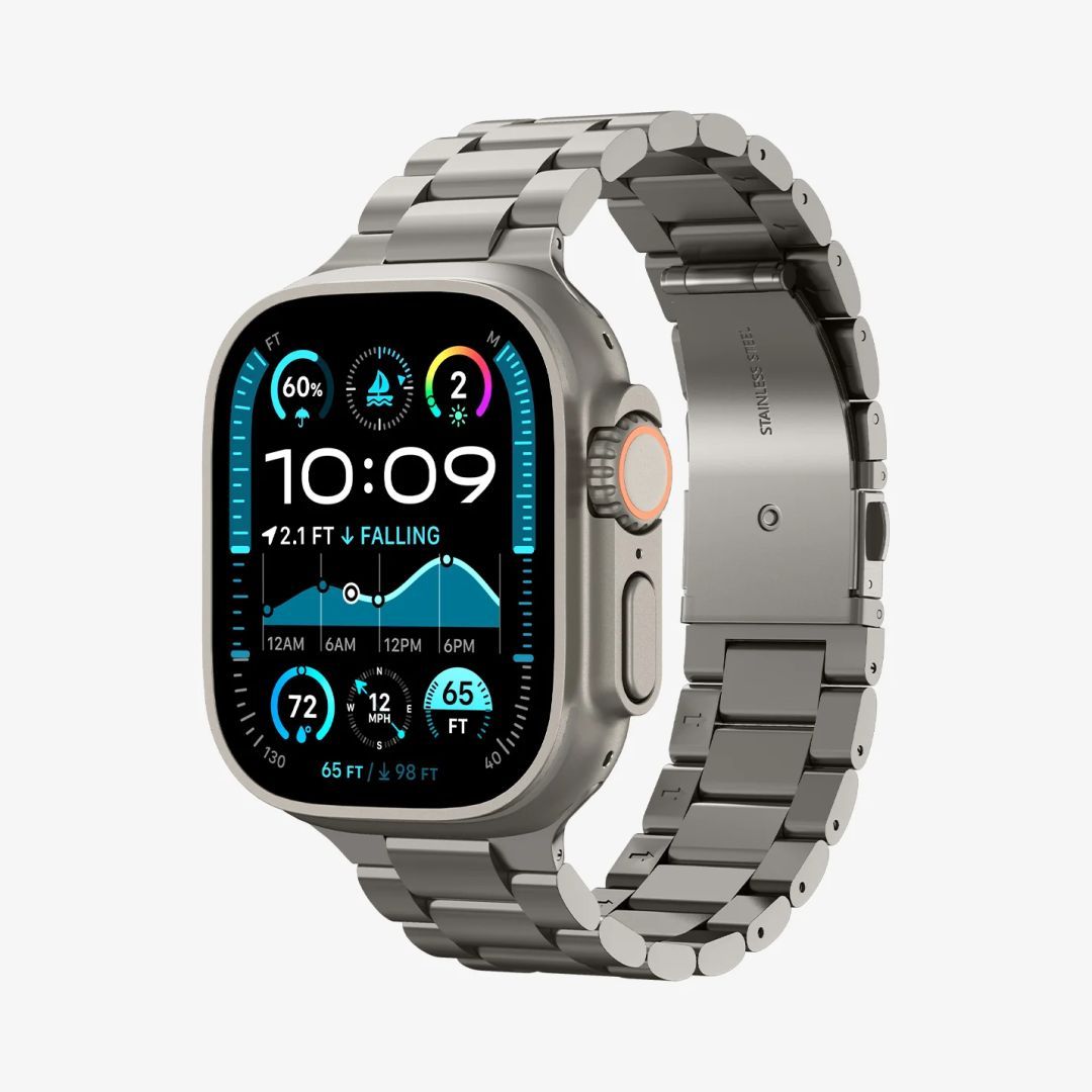 Spigen Modern Fit Titanium for Apple Watch 49mm/46mm/45mm/44mm Natural Titanium