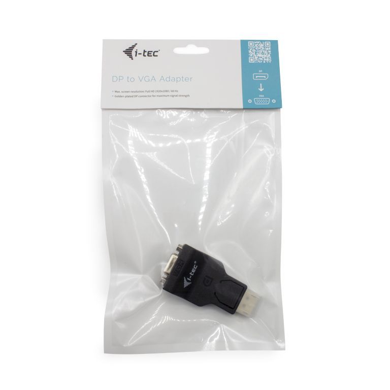 I-TEC DisplayPort to VGA Adapter Black I-TEC DisplayPort to VGA Adapter Black