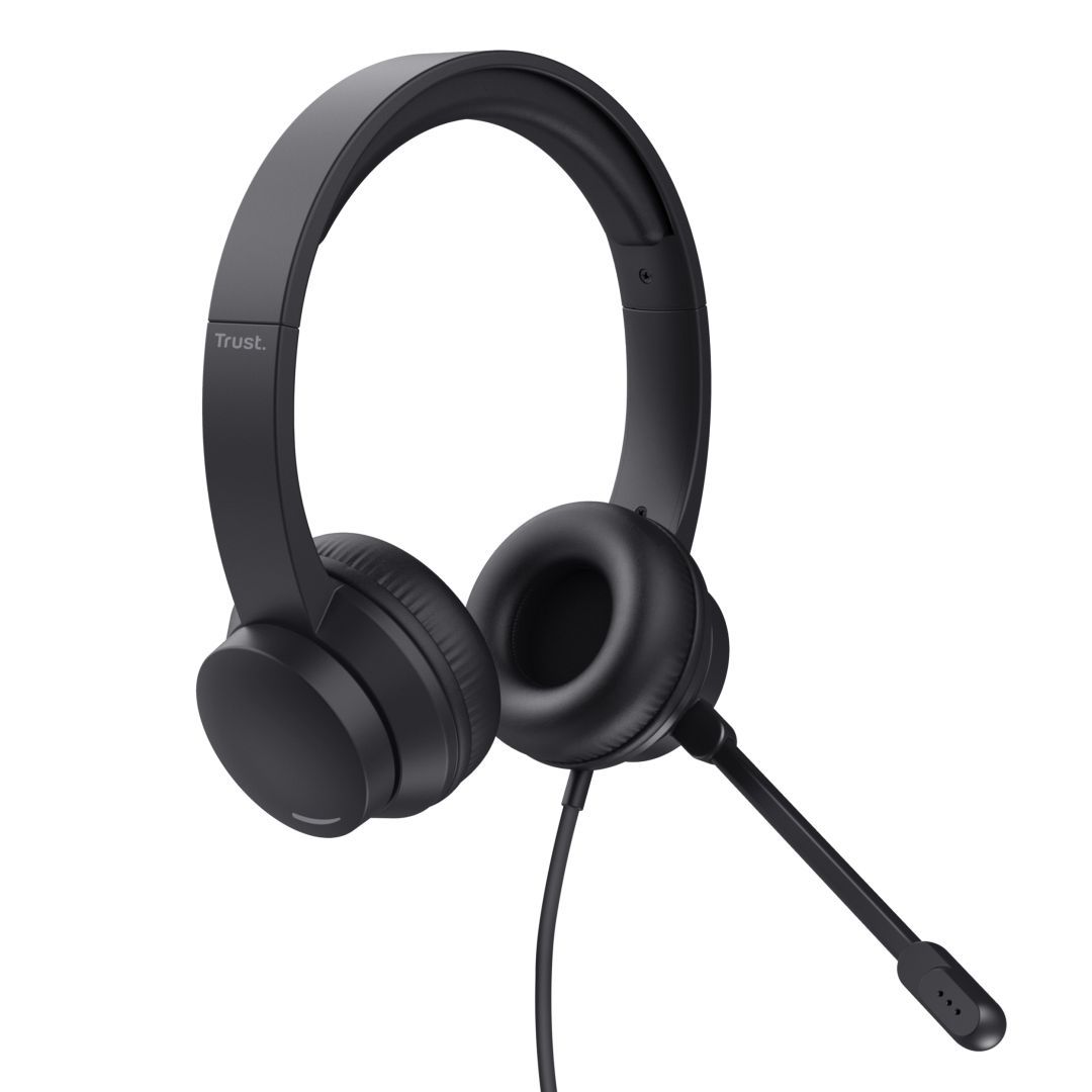 Trust HS-201 USB PC Headset Black