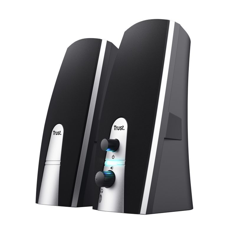 Trust 2.0 Speaker Set Black/Silver Trust 2.0 Speaker Set Black/Silver