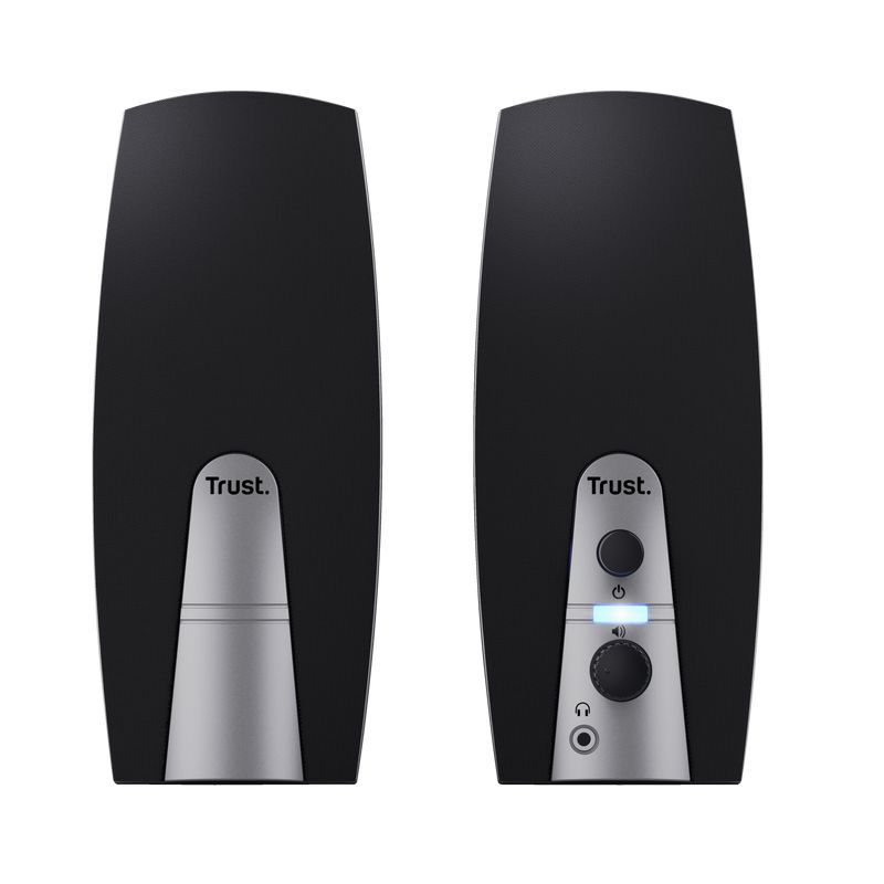 Trust 2.0 Speaker Set Black/Silver Trust 2.0 Speaker Set Black/Silver