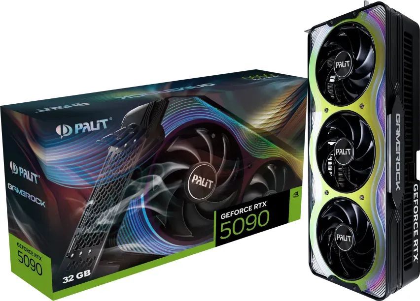 Palit GeForce RTX5090 32GB DDR7 GameRock
