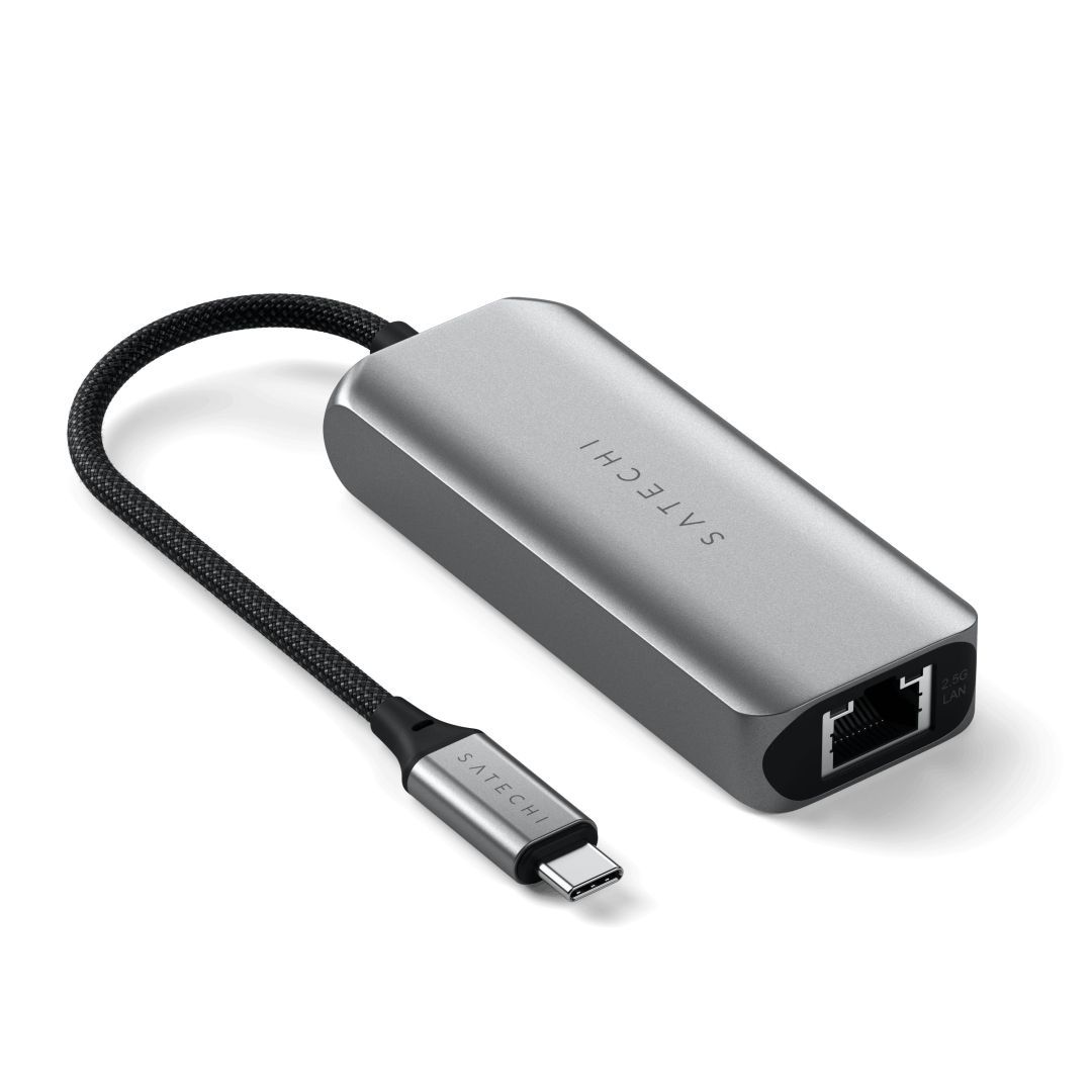 Satechi 4-In-1 USB-C Hub With 2.5 Gigabit Ethernet Space Gray Satechi 4-In-1 USB-C Hub With 2.5 Gigabit Ethernet Space Gray