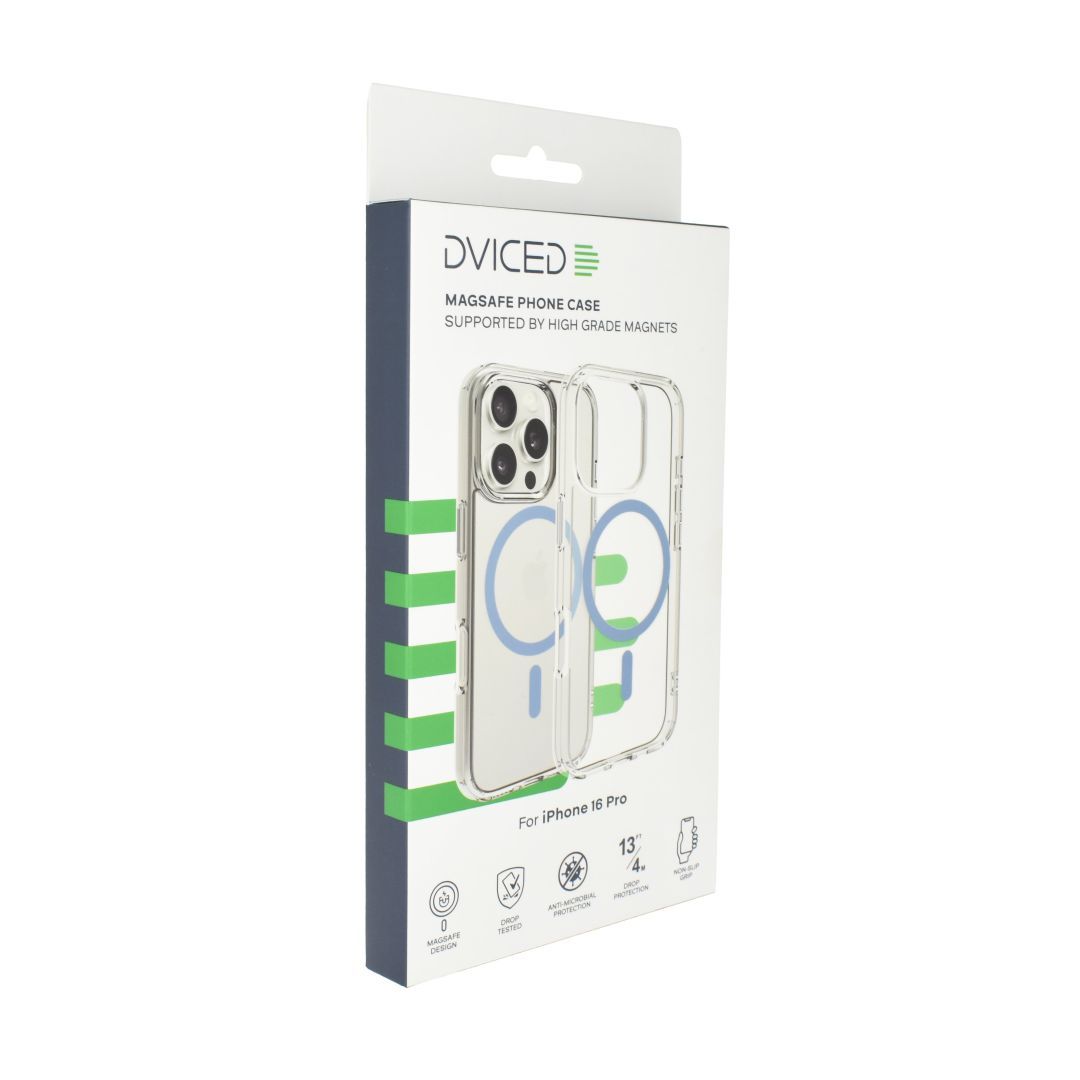 Dviced Magsafe iPhone 16 Pro clear case Blue Dviced Magsafe iPhone 16 Pro clear case Blue