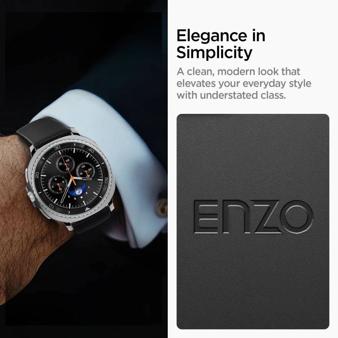 Spigen Enzo Band for Samsung Galaxy Watch 8 46mm/44mm/40mm Black
