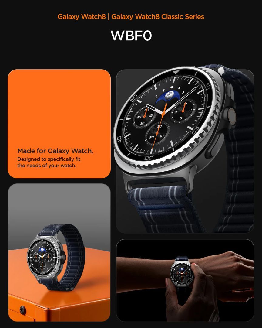 Spigen Fabric Band for Samsung Galaxy Watch 8 46mm/44mm/40mm Navy Spigen Fabric Band for Samsung Galaxy Watch 8 46mm/44mm/40mm Navy